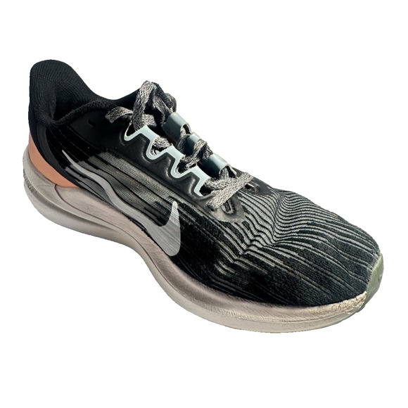 Nike Zoom Winflo 8 Men’s Running Shoes Black Peach DD8686-004 Size 9.5 Cushioned - Picture 2 of 9
